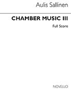 Aulis Sallinen: Chamber Music III (Studiepartituur)