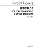 Serenade For 4 Solo Violins & String Orchestra