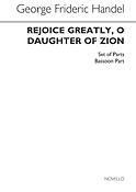 Rejoice Greatly O Daughter Of Zion (12/8)(Accompaniment Parts)