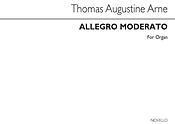 Allegro Moderato For Organ