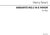 Smart Andante No.3 In E Minor Org