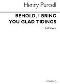 H Behold I Bring You Glad Tidings Score