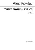 Three English Lyrics (SSA)