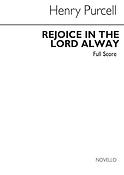Rejoice In The Lord Alway((Purcell Society - Full Score))