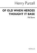 Of Old When Heroes Thought It Base Bass And Piano