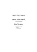 Judas Maccabeus (Mozart) Full Score