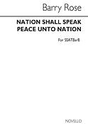 Nation Shall Speak Peace Unto Nation
