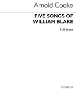 5 Songs Of William Blake Score