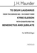 Te Deum (Chant Form) From Service No.1 (See Text)