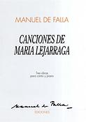 Canciones De Maria Lejarraga