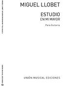 Estudio En Mi Mayor E Major
