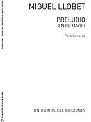 Preludio En Re Mayor D Major
