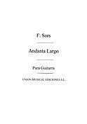Sor Andante Largo (Llobet) Guitar **Am32665**