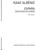 Albeniz Espana Op.165 Seis Hojas De Album Complete