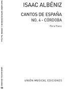 Albeniz Cordoba No.4 De Cantos De Espana Op.232
