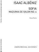 Sofia No.4 From Mazurkas Desalon Op.66 For Piano