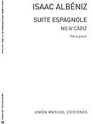 Cadiz Cancion No.4 De Suite Espanola Op.47
