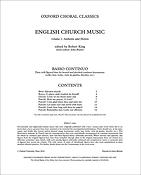 English Church Music, Volume 1: Anthems and Motets