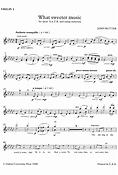 John Rutter: What Sweeter Music (Viool 1)