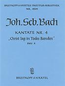 Bach: Kantate BWV  4 Christ Lag In Todes Banden (Partituur)