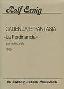 Cadenza and Fantasia
