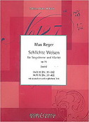 Max Reger: Simple Melodies op. 76 Heft 3/4