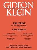 Klein Gideon: Drei Lieder/Wiegenlied op. 1 (1940)