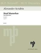 Scriabin: 9 Mazurkas Op. 25