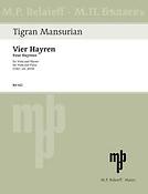 Tigran Mansurian: Four Hayrens