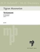 Tigran Mansurian: Testament