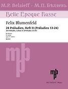 Felix Blumenfeld: 24 Preludes op. 17 Heft 2
