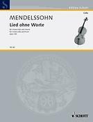 Mendelssohn Bartholdy: Song without Words D major op. 109