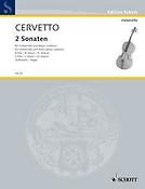 Cervetto: 2 Sonatas Bb major and C major