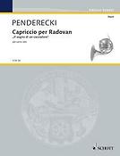 Krzysztof Penderecki: Capriccio per Radovan