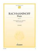 Rachmaninoff: Elegie op. 3/1