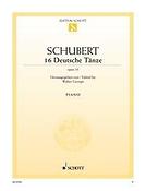 Franz Schubert:  16 German Dances op. 33 D 783