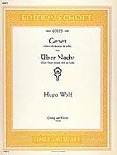 Hugo Wolf: Gebet-Über Nacht