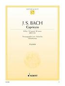 Johann Sebastian Bach: Capriccio B flat Major BWV 992