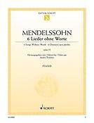Mendelssohn Bartholdy: 6 Songs without Words op. 53