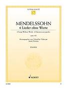 Mendelssohn Bartholdy: 6 Songs without Words op. 102