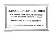 School Ensemble Book