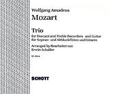 Wolfgang Amadeus Mozart: Trio S/Abfl/Git.