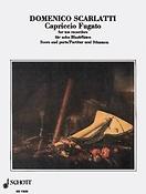 Domenico Scarlatti: Capriccio Fugato 10Blf. Partituu