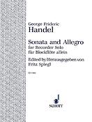 Georg Friedrich Händel: Sonate & Allegro