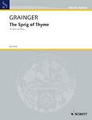Grainger: The Sprig of Thyme