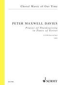 Maxwell Davies: Prayer of Thanksgiving for Times of Terror