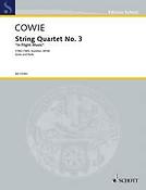 Edward Cowie: String Quartet No. 3