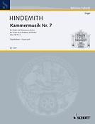Paul Hindemith: Chamber music No. 7 op. 46/2