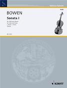 Bowen: Sonate No. 1 C Minor op. 18