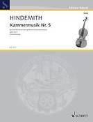 Paul Hindemith: Chamber music No.5 op. 36/4